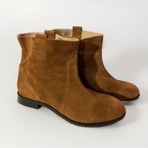 Land’s End brown suede ankle boots